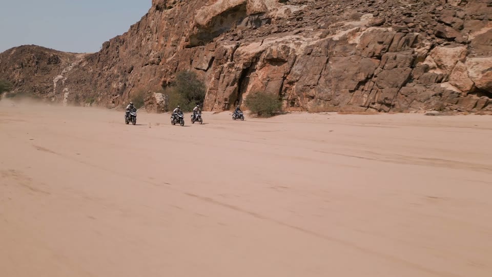 TRAILER BMW GS TROPHY 2024 IN NAMIBIA